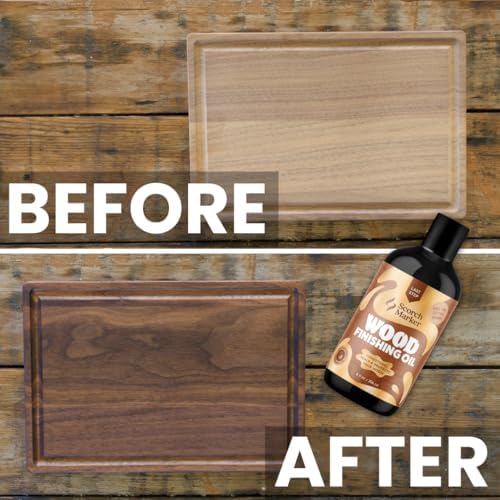 Aceite para Tablas de Cortar SCORCH MARKER - Acondicionador Seguro para Alimentos, Ideal para Utensilios de Cocina y Manualidades en Madera, Sin - imagen 7