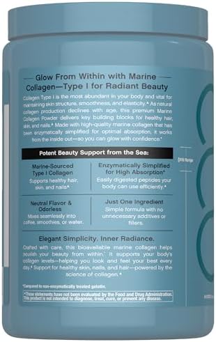 NeoCell Colágeno Marino en Polvo | 8 oz | Sin Sabor | Absorción Superior | Suplemento para Cabello, Piel y Uñas - imagen 3