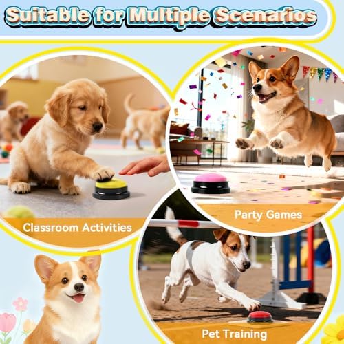 Botón de Grabación de Voz Act Boldly, 8 Colores, Botones para Comunicación y Entrenamiento de Mascotas, Grabación y Reproducción de 30 Segundos, - imagen 6