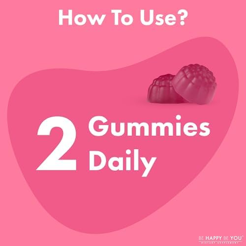 Gomitas de Biotina Be Happy Be You 10,000mcg – 120 piezas – Apoya el cabello saludable y uñas fuertes – Suplemento vegano y libre de gelatina – Hecho - imagen 6