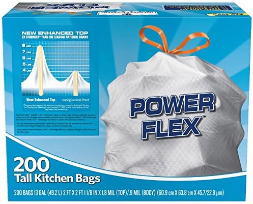 Bolsas de Cocina de 13 galones Member's Mark con Protección contra Fugas y Cinta Ajustable (Flex Power) - imagen 3