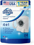 Tabletas Limpiadoras para Lavadora Earth Breeze - Suministro para 1 Año - Limpieza Profunda, Elimina Olores y Residuos - Compatible con Lavadoras de - imagen 1
