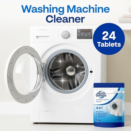 Tabletas Limpiadoras para Lavadora Earth Breeze - Suministro para 1 Año - Limpieza Profunda, Elimina Olores y Residuos - Compatible con Lavadoras de - imagen 4