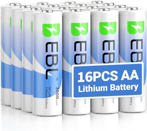 Baterías de Litio EBL AA 16 Piezas, 3000mAh 1.5V No Recargables de Alto Rendimiento para Dispositivos de Alta Tecnología - imagen 7