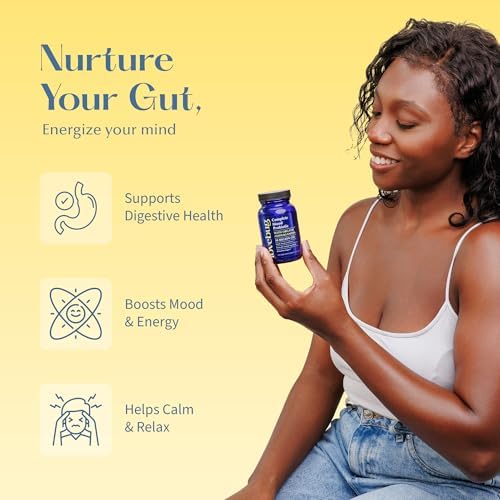 LOVEBUG Probiótico Completo para el Ánimo | 10 Cepas Probioticas Estudiadas Clínicamente & Ashwagandha Orgánica Patente | Soporte de Cortisol y - imagen 5