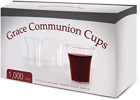 Copa de Comunión Grace - Caja de 1000 - Plástico Desechable para Bandejas de Comunión Estándar, 0.5 fl. oz. - imagen 1