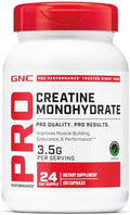 GNC Pro Performance Creatina Monohidratada, Mejora el Crecimiento Muscular, Resistencia y Rendimiento, 3.5g, 120 Cápsulas - imagen 1
