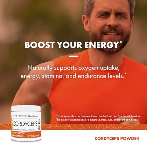 Polvo de Cordyceps Host Defense - Suplemento para Inmunidad y Energía - Salud Renal con Hongos Cordyceps - Apoyo Fitness para Aumentar Oxígeno - 3.5 - imagen 5