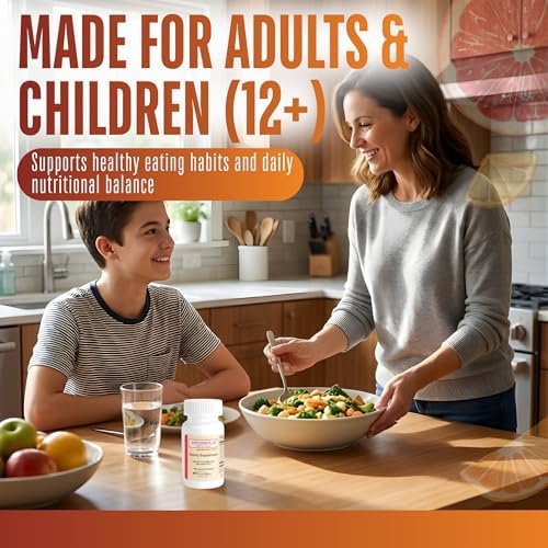 Apetigen-Plus Estimulante del Apetito para Aumento de Peso – Multivitamínico con Hierro, Zinc, L-Lisina y Complejo B – Tabletas Sin Azúcar para - imagen 4