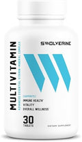 Multivitamínico Swolverine para Hombres y Mujeres – Multivitamínico Diario de Alta Potencia con Complejo B, Minerales Quelados y Antioxidantes, Apoya - imagen 1