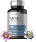 Suplemento de Chrysin Horbäach | 500mg | 60 Cápsulas | Extracto de Flor de Pasión | Suplemento Sin OGM y Sin Gluten - imagen 1