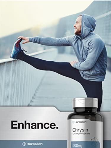 Suplemento de Chrysin Horbäach | 500mg | 60 Cápsulas | Extracto de Flor de Pasión | Suplemento Sin OGM y Sin Gluten - imagen 6