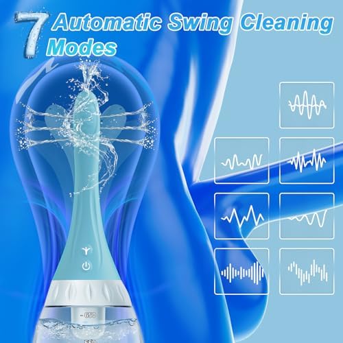 Enema de Bulbo Anal Swing, Limpiador Reutilizable con Control Remoto, 7 Modos y 7 Orificios de Spray, 21.98 oz, para Hombres y Mujeres - imagen 2