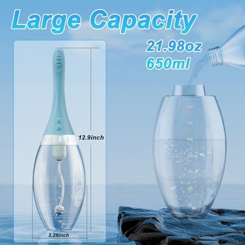 Enema de Bulbo Anal Swing, Limpiador Reutilizable con Control Remoto, 7 Modos y 7 Orificios de Spray, 21.98 oz, para Hombres y Mujeres - imagen 6