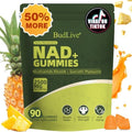 Gomitas BudLive NAD Resveratrol, Liposomales para Mujeres con Nicotinamida Ribósido, Quercetina y Trans-Resveratrol, 90 piezas, Antienvejecimiento y - imagen 1