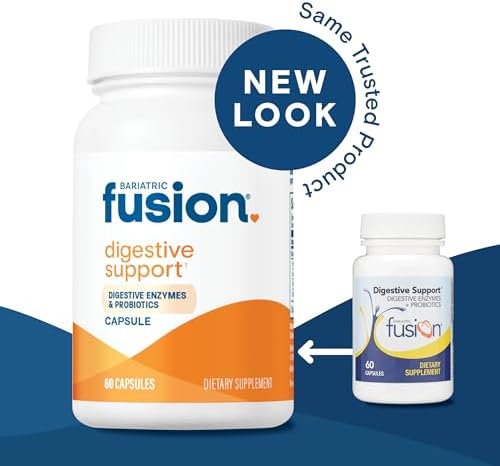 Bariatric Fusion Soporte Digestivo: Enzimas Digestivas con Probióticos | Suplemento Vegano | Salud Digestiva y del Intestino | Sin Gluten, Lácteos ni - imagen 8