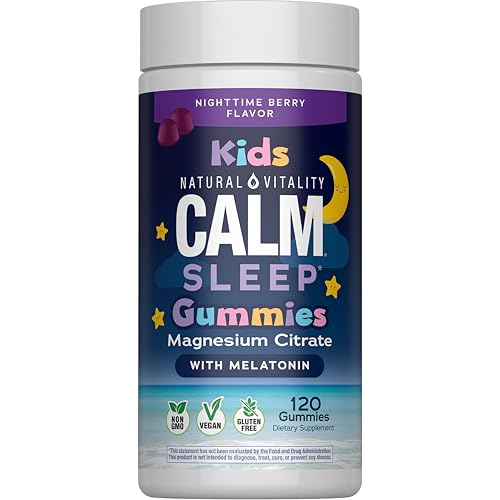 Suplemento Natural Vitality Calm para Niños, Gomas de Magnesio Citrato, Alivio del Estrés, Respuesta Saludable, Sin Gluten, Veganas, Sabor Berry - imagen 6