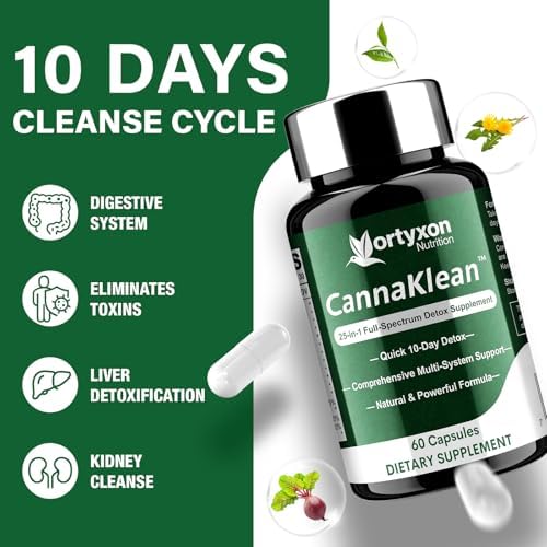 Cápsulas Vortyxon 25-en-1 CannaKlean & Detox - Limpieza Natural, Fórmula Herbal para Purificación del Cuerpo, Riñones y Hígado (60 Cápsulas) - 1 - imagen 3