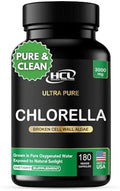 Cápsulas de Chlorella 3000 mg - Suplemento de Algas Verdeazuladas con Pared Celular Rota - Mejor Limpieza Natural Detox - Vitaminas y Minerales - imagen 1