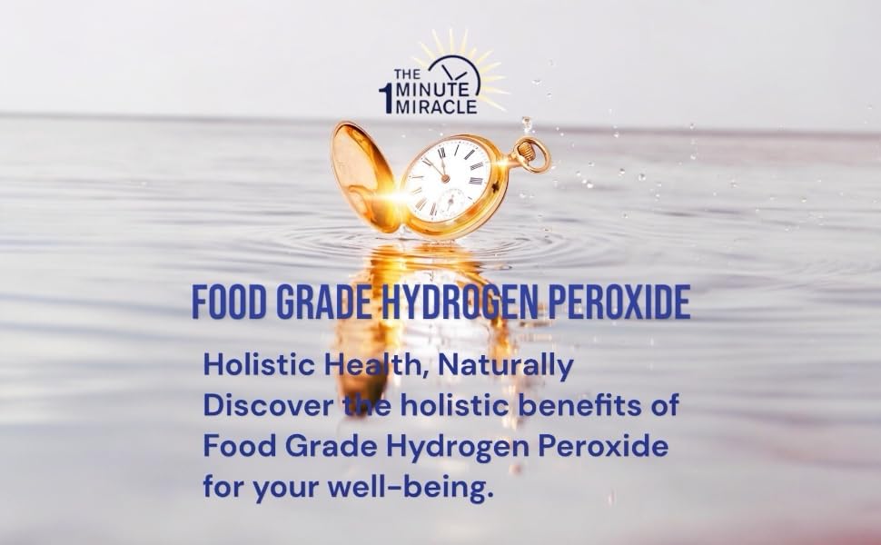 Peróxido de Hidrógeno al 12% Grado Médico 8 oz. Recomendado por el libro The One Minute Cure. OMM, la elección de profesionales en medicina - imagen 6