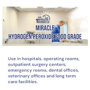 Peróxido de Hidrógeno al 12% Grado Médico 8 oz. Recomendado por el libro The One Minute Cure. OMM, la elección de profesionales en medicina - imagen 7