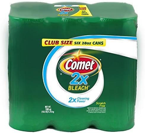 Comet Polvo Limpiador de Blanqueo 2X (28oz, 6 paquetes) - imagen 1