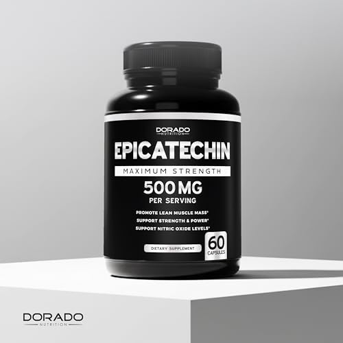 Extracto de Epicatequina 500mg por Porción (60 Cápsulas) Inhibidor de Myostatina, Bloqueador de Myostatina para Músculo Magro, Óxido Nítrico, - imagen 5