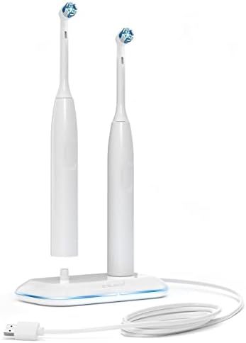 Cargador Doble 2 en 1 Galvanox Compatible con Cepillos de Dientes Eléctricos Oral B, Reemplazo para 3757 - Funciona con Braun OralB Pro Advantage - imagen 1