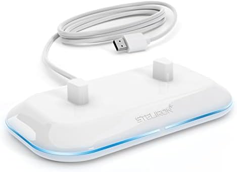 Cargador Doble 2 en 1 Galvanox Compatible con Cepillos de Dientes Eléctricos Oral B, Reemplazo para 3757 - Funciona con Braun OralB Pro Advantage - imagen 2