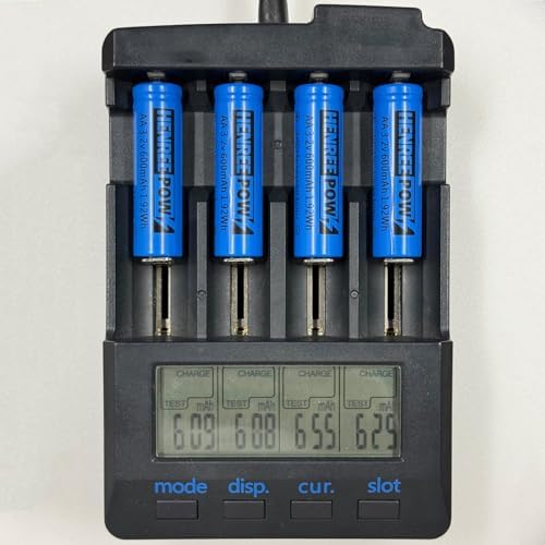 Baterías Recargables Henreepow AA 3.2v Solar, LiFePo4 600mAh 3.2v para Luces Solares, Faroles de Pared, Paquete de 6 - imagen 5