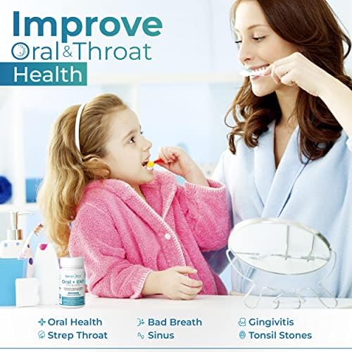Probióticos Orales para Mejorar el Aliento, Gingivitis, Garganta Inflamada y Piedras en las Amígdalas - 6 Bn CFU con Lactobacillus Reuteri, L. - imagen 3