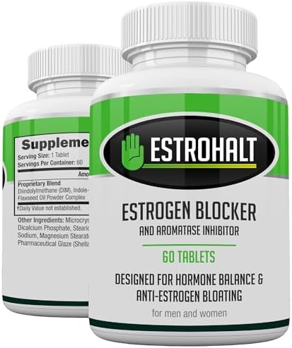 Suplemento Estrohalt – DIM (Diindolilmetano) e Indol-3-Carbinol (I3C) – Apoyo para el Balance Hormonal en Hombres y Mujeres – 60 Tabletas - imagen 1