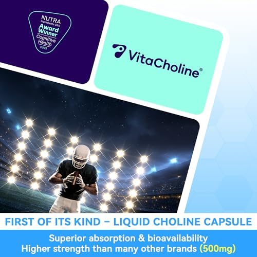 VitaCholine ® 500mg - Suplemento Líquido de Colina - 60 Cápsulas - Apoya la Salud Cognitiva, Embarazo y Desarrollo del Bebé - Hecho en EE. UU. - imagen 7