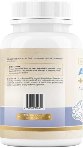 Maximize Within Alpha GPC + Citicolina 60 Cápsulas, Fórmula Concentrada de 1600mg - Nootrópico Altamente Purificado y Bioavailable, Mejora Cognitiva, - imagen 3