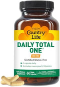 Country Life Daily Total One Multivitamínico, Sin Hierro, Multivitamínico y Multimineral, 60 Cápsulas Veganas, Apoya el Metabolismo Energético - imagen 1