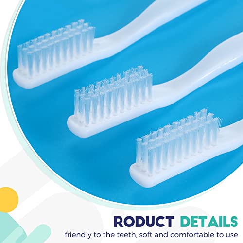 Paquete de 200 Cepillos de Dientes Desechables Envuelto Individualmente, Cepillos Manuales Suaves para Viaje, Ideal para Hoteles y Habitaciones de - imagen 3