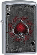Encendedor Zippo: As de Espadas - Acabado Cromado Callejero 79476 - imagen 1