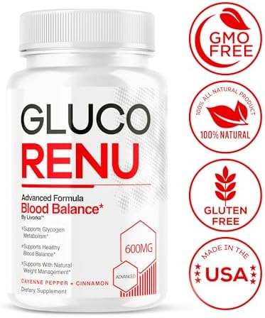 Cápsulas Gluco Renu - Suplemento Natural GlucoRenu, Fórmula Premium, 30 Cápsulas para 1 Mes de Soporte Glucémico - imagen 5
