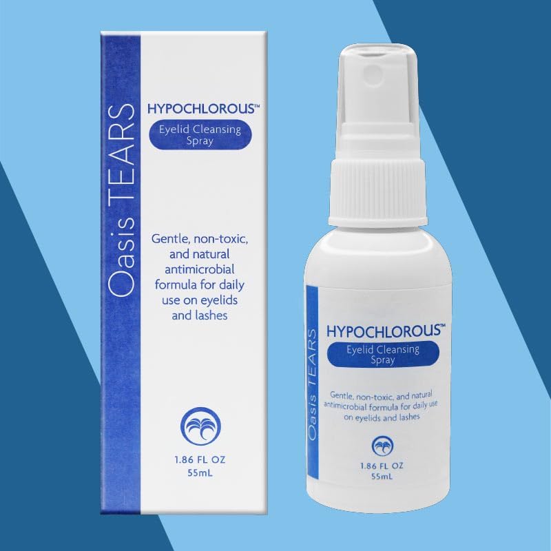 OT7400 - Spray Limpiador para Párpados y Pestañas Oasis TEARS HYPOCHLOROUS® | Ácido Hipocloroso | Suave y No Tóxico | 1.86 FL OZ (55 mL) - imagen 5