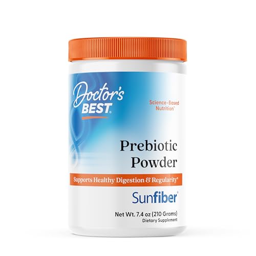 Suplemento en Polvo Prebiótico Doctor's Best con Fibra Guar Sunfiber - Salud Digestiva y Nutrición para Mujeres y Hombres, Sin Sabor, Fácil de - imagen 5