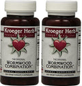 Kroeger Herb Products, Cápsulas Vegetarianas de Ajenjo, Extracto de Nogal Negro, Clavo y Quassia - 200 Cápsulas Sin GMO, Sin Gluten, Sin - imagen 1