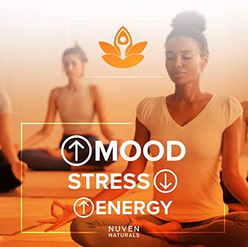 Suplementos Nuven Naturals para el Apoyo Adrenal - Controlador de Cortisol con Extracto de Ashwagandha, Rhodiola y Albahaca Sagrada para Estrés y - imagen 7