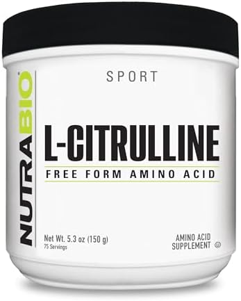 L-Citrulina NutraBio, Aminoácido en Forma Libre, 5.3 oz (150 g) - imagen 1