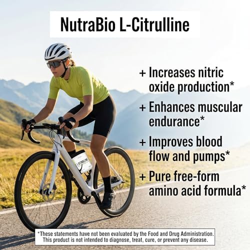 L-Citrulina NutraBio, Aminoácido en Forma Libre, 5.3 oz (150 g) - imagen 8