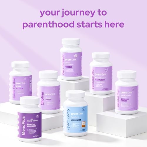 Vitaminas Prenatales Premom para Mujeres, Suplemento Multivitamínico 27 en 1, Esenciales para el Embarazo, 60 Cápsulas Veganas con 680mcg de - imagen 8