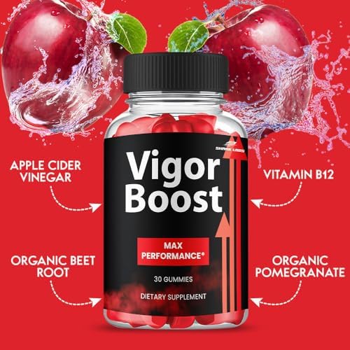 Gomitas VigorBoost (1 Paquete) - Suplemento de Máxima Potencia, Gomitas de Vitaminas Naturales Avanzadas - imagen 3