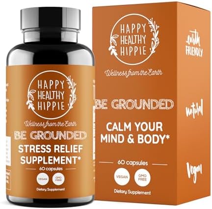 Suplemento para el Estrés Happy Healthy Hippie Be Grounded – Pastillas de Lavanda | Promueve la Calma y Relajación | Acción Rápida | 100mg de - imagen 1