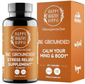 Suplemento para el Estrés Happy Healthy Hippie Be Grounded – Pastillas de Lavanda | Promueve la Calma y Relajación | Acción Rápida | 100mg de - imagen 1