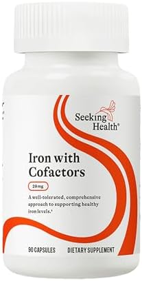 Seeking Health Hierro con Cofactores, Ferrochel Bisglicinato Ferroso, Vitaminas A y C, Enzimas Digestivas para Mejor Absorción, Vegano (90 Cápsulas) - imagen 1