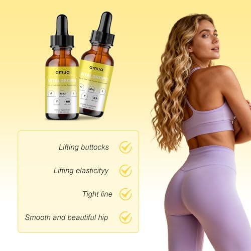 AMUA Vital Drops para Aumento de Peso, Gotas Líquidas Orgánicas de Maca con Ashwagandha, Fenogreco, Remolacha y L-Arginina Multivitamínico - imagen 3
